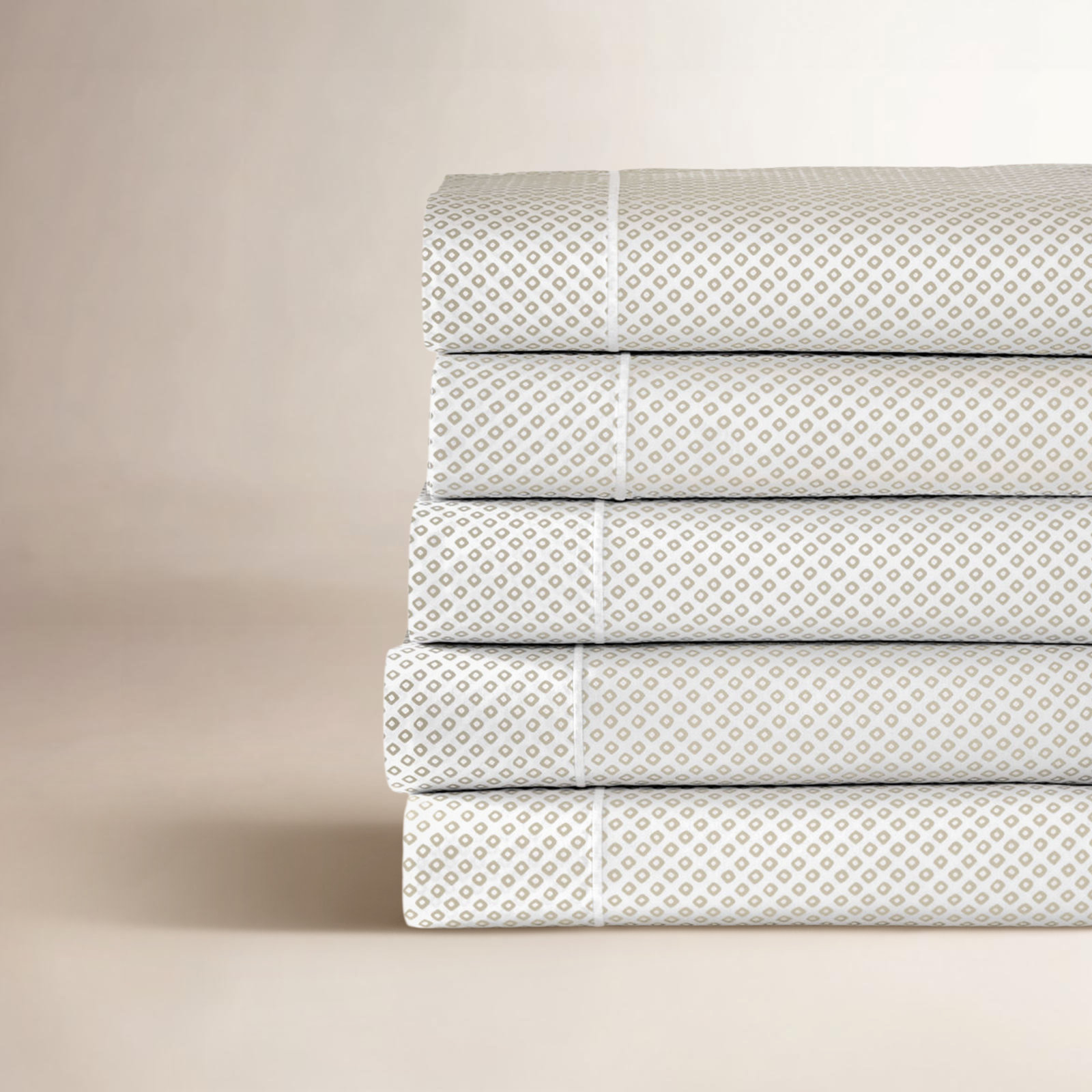 Emma Cotton Flat Sheet, King, Linen