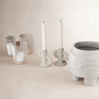 Ceramic Tabletop Candlestick