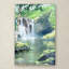 « cascade », impression sur toile tendue-24687471