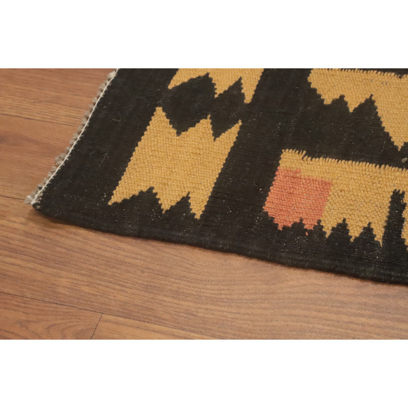 Tapis tribal en laine Kilim