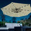 Blevins 270cm Lighted Cantilever Parasol-1124389569