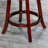 30" Bar Height X-Back Swivel Stool, Fabric Seat-1802708841