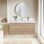 Meuble-lavabo mural avec lavabo et 2 tiroirs-1396314939