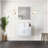 Bath Vanity With Faucet Set And LED Mirror