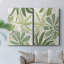 Toile tendue tropicale avec graffiti tropical - prêt à accrocher-593066717