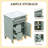 Compact Solid Wood Vanities With Sink, Modern Green Design For Space-saving Storage