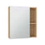 Armoire à pharmacie à porte simple H 19 po avec miroir, cinq tablettes intérieures-1893809963