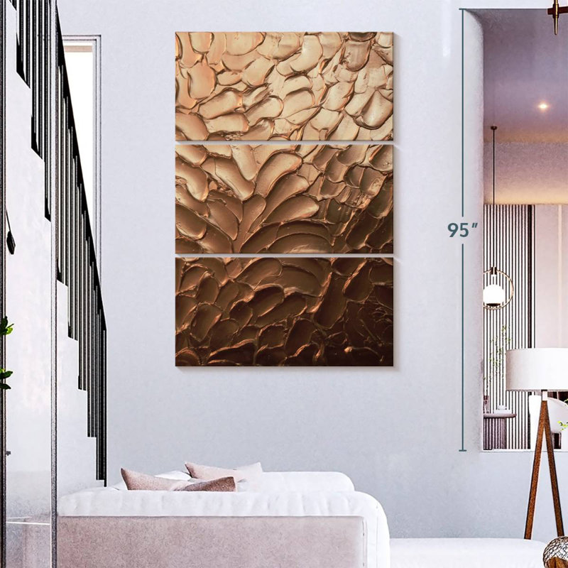 Avery Metallic Copper, 74" H x 48" W