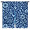Rideaux de fenêtre à motif floral papillon bleu et voilage floral - 2 panneaux