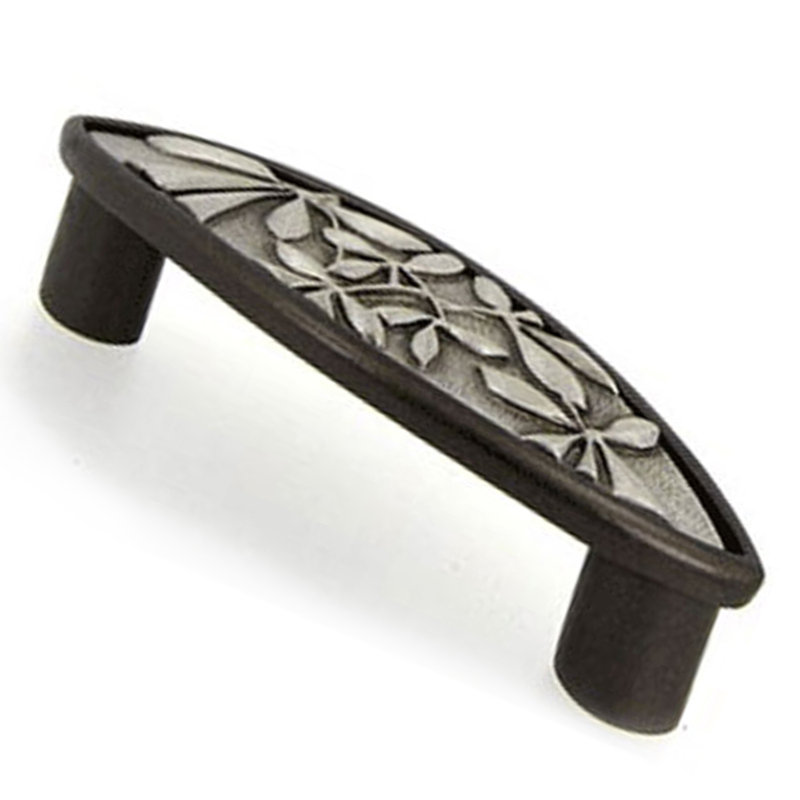 Modern Settings 3 Center to Center, Bronze with Satin Pewter