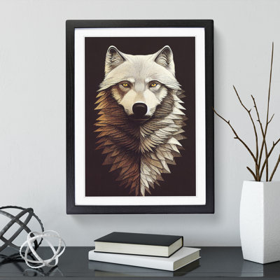 Majestic Wolf - Framed Print