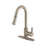 Kingston Brass Continental Single-Handle Pull-Down Kitchen Faucet-28237136