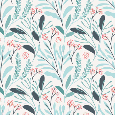 Papier peint amovible floral