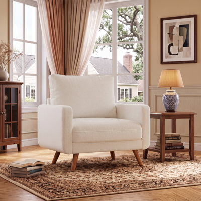  34.2'' Wide Upholstered Accent Armchair