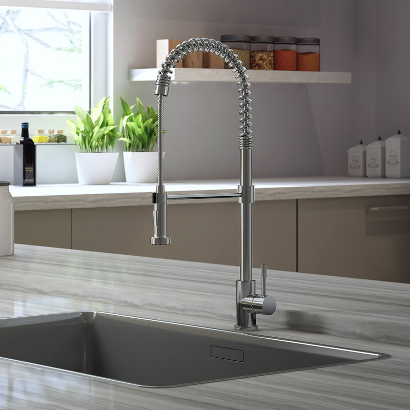 Robinet de cuisine à bec simple avec accessoires Lulani Soneva