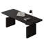 Bureau électrique noir / brun à hauteur réglable Italian Luxury | Table d'étude de bureau à domicile | Poste de travail de salon-397622130-397622132