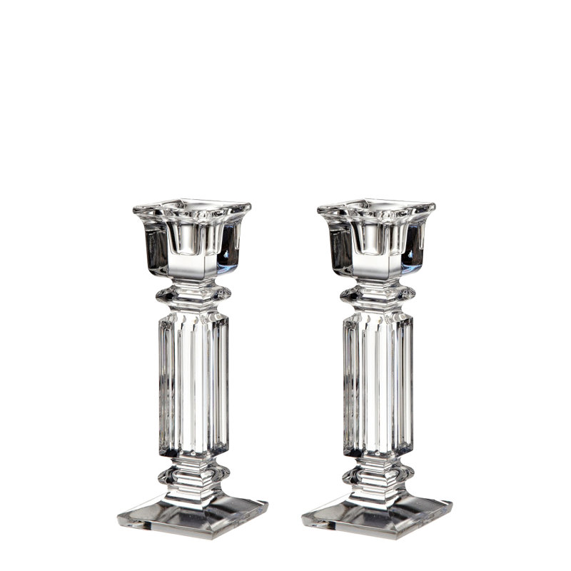7.2'' H Crystal Tabletop Candlestick