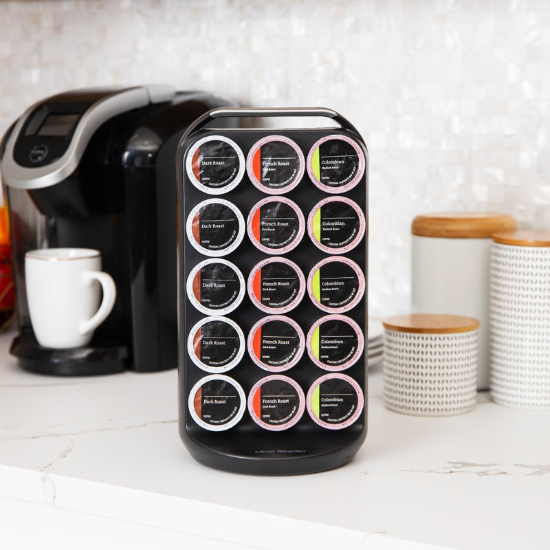 Black High Impact Polystyrene Coffee Pod Holder for 30 Capsules
