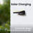 Outdoor Solar Aluminum Wall And Fence Light With Motion Sensor