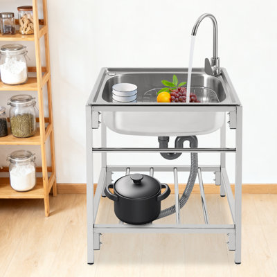 Station de lavage des mains avec robinet L 23,6 po x l 17,7 po