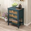 Table d'appoint 2 tiroirs, table de bout-305905294