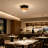 3-Tier Semi-Flush Mount Ceiling Light