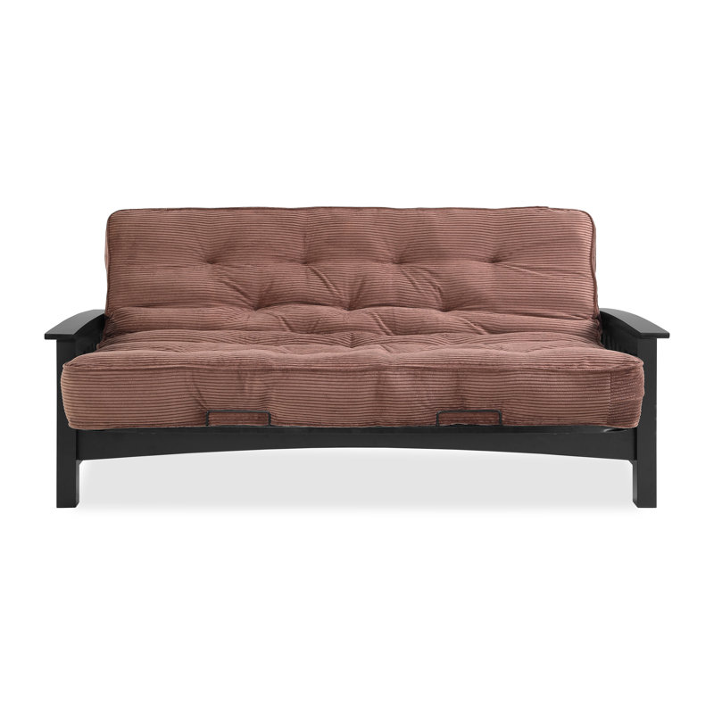 Futon et matelas Mccaleb, Velours côtelé java