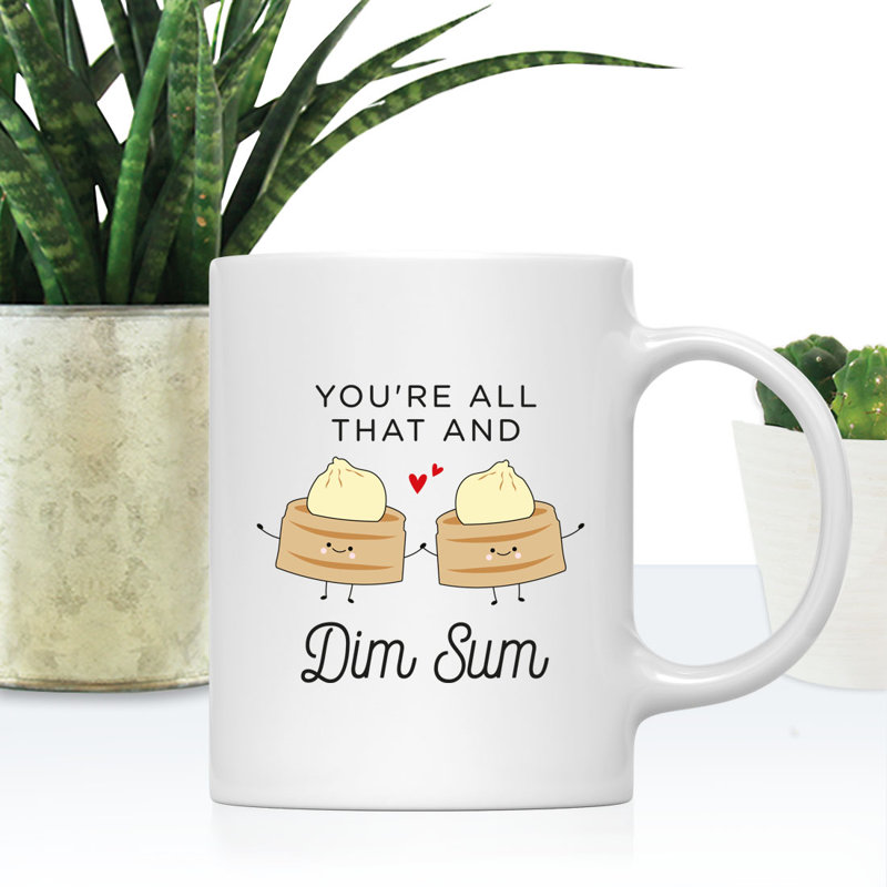 Tasse à café Funny Food pun, Sum dim sum
