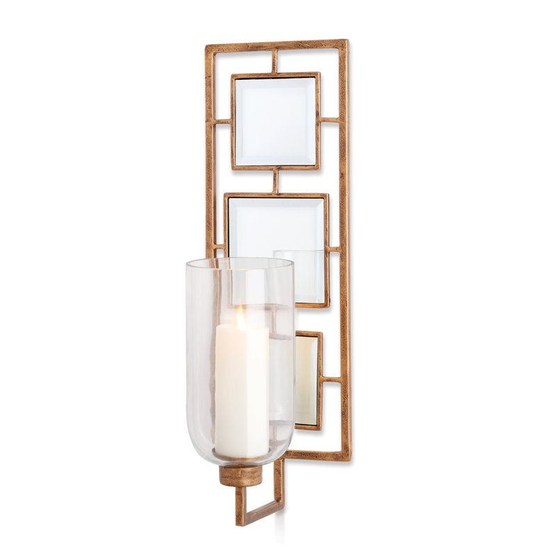 Harlem 27'' H Glass Wall Wall Sconce
