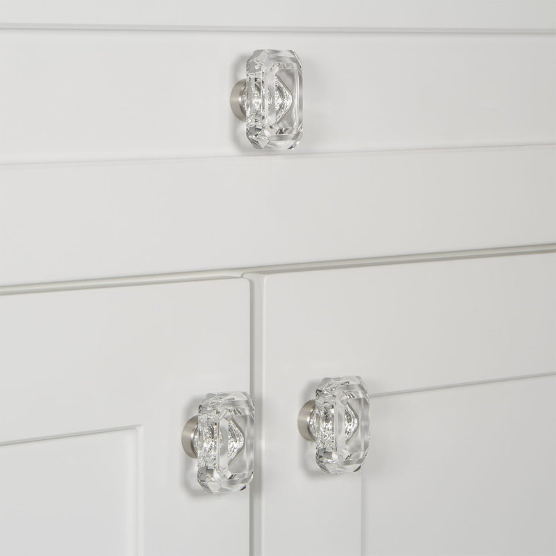 Biarritz Cabinet Knob, Satin Nickel