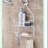 AquaGuard Rust-Resistant 2-Shelf Shower Caddy with Suction Cups and Razor Holders - White