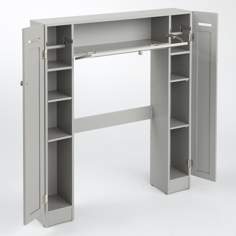 Jordane Over The Toilet Storage, Gray