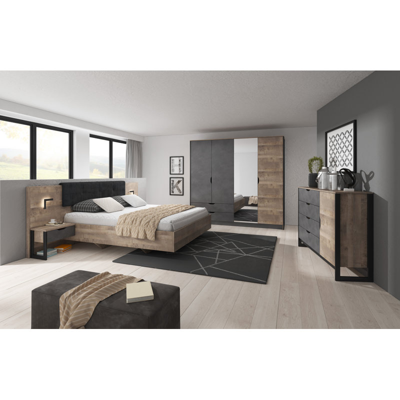Minter 52cm W Manufactured Wood Bedside Table