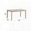 Dining Table Crafted with Timeless Transitional Design Style