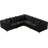 Tremblay Velvet L-Shaped Sectional Reversible-82749511