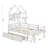 Twin-Size Wooden Platform Bed With Safety Guardrails And Integrated Drawers-1461088372