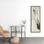 Demi-portrait d'un cheval paisible sur toile-91983497