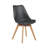 4 Ayden Upholstered Dining Chair with Cushion Seat Padding-1939212145