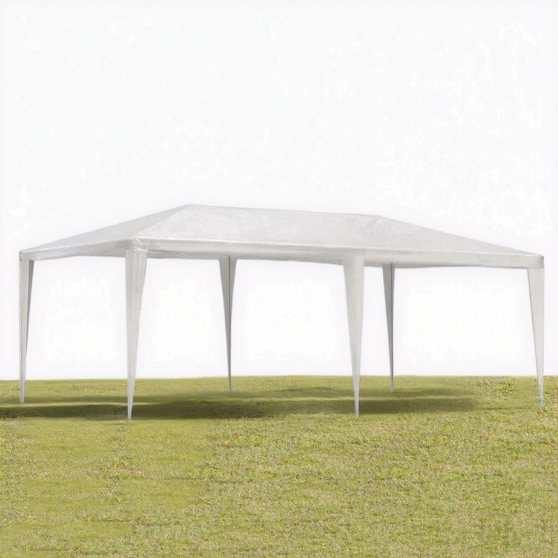 Chapiteau de jardin 10 x 20 pi avec abri de jardin et tente de réception sans parois latérales