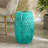 SOLAR SIDE TABLE,TEAL COLOR-90240295