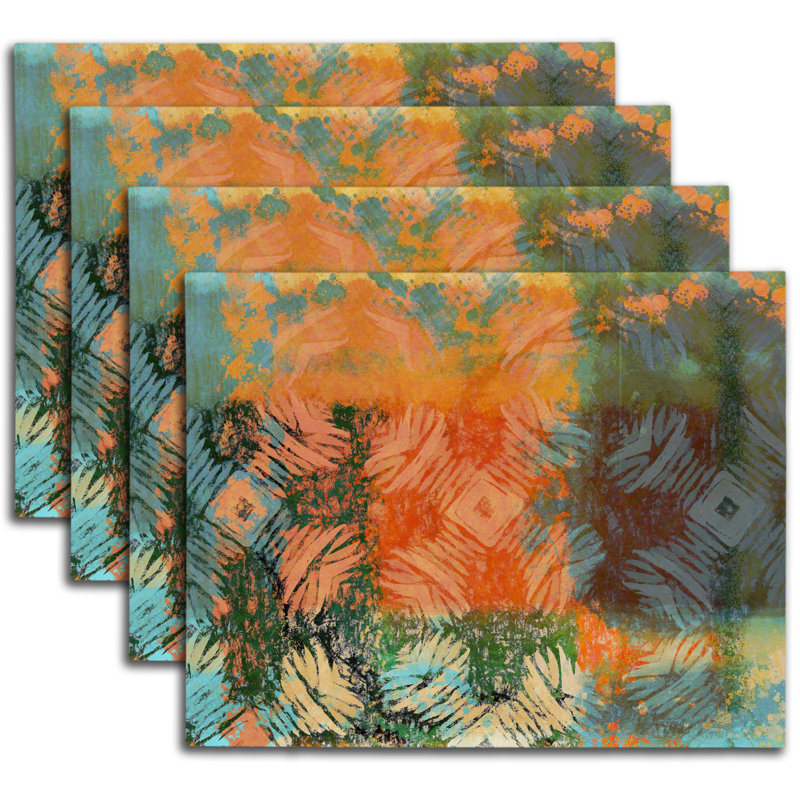 Napperon abstrait en polyester