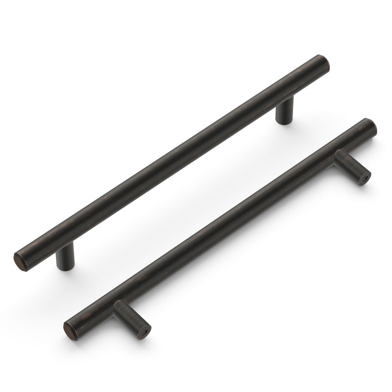 Poignées de bar pour armoires de cuisine, poignées de tiroir à noyau solide pour portes d'armoire, Laiton royal, 5-1/16" 