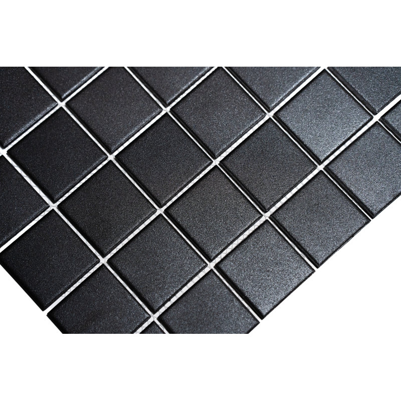 CC PORCELAINE 2X2 NOIR MOSAIQUE