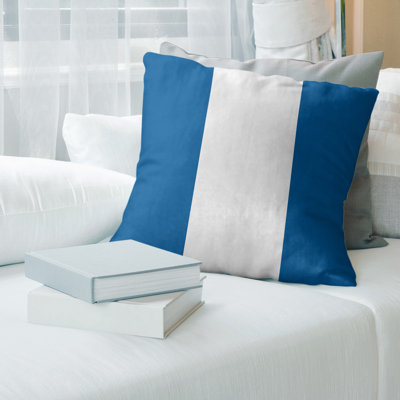 Striped Linen Reversible Throw Pillow
