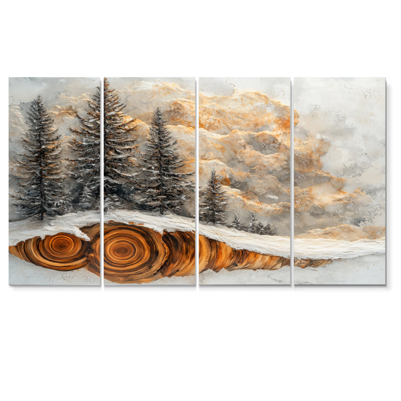 Tsaile - Art - Pour le salon, 4, H 28 po x l 48 po