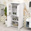Armoire de rangement pour salle de bain avec tablettes