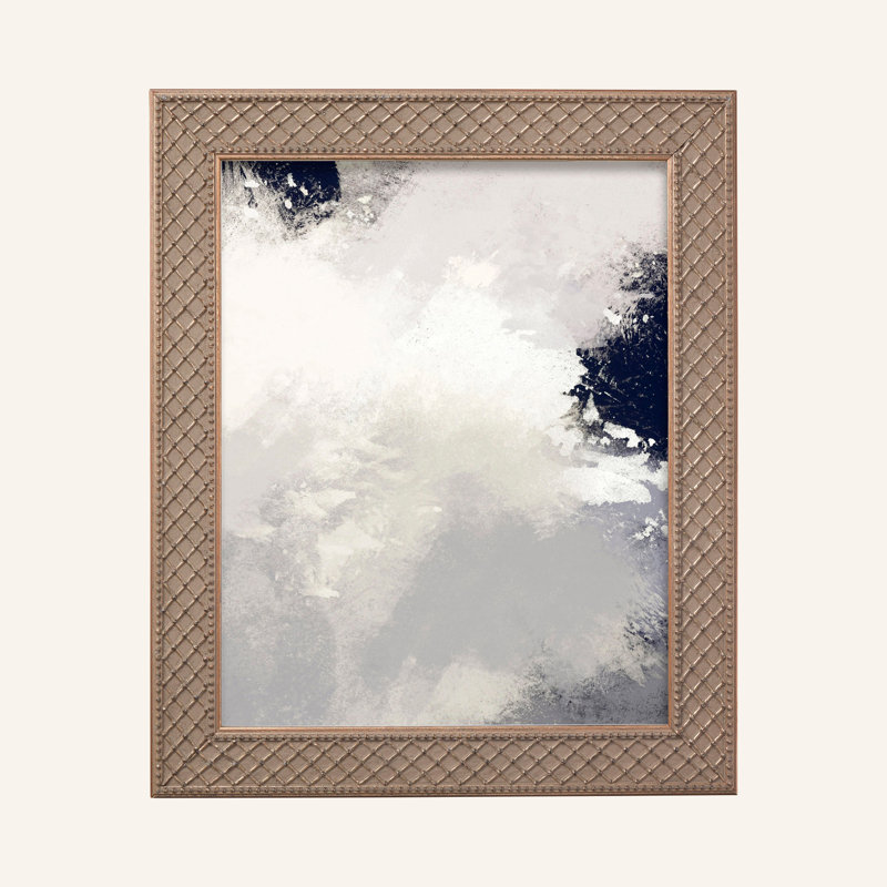 Cadre photo simple Ashelynn Mathilde, Argent antique, 11 po x 17 po