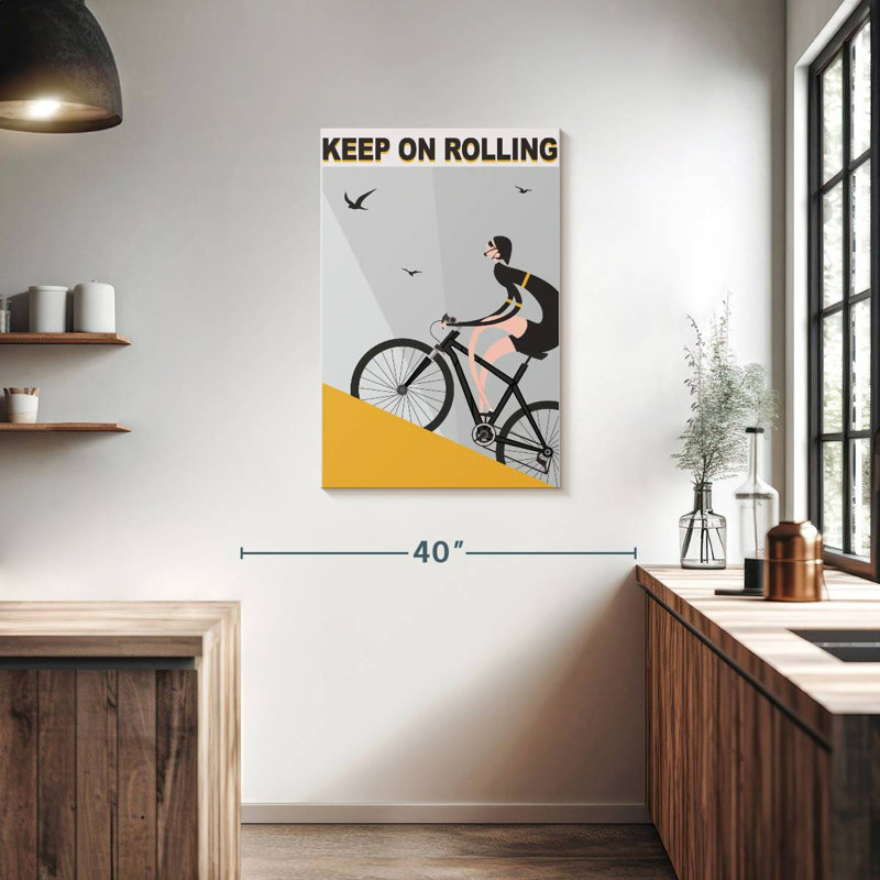 Senne Keep On Rolling, 36" H x 24" W