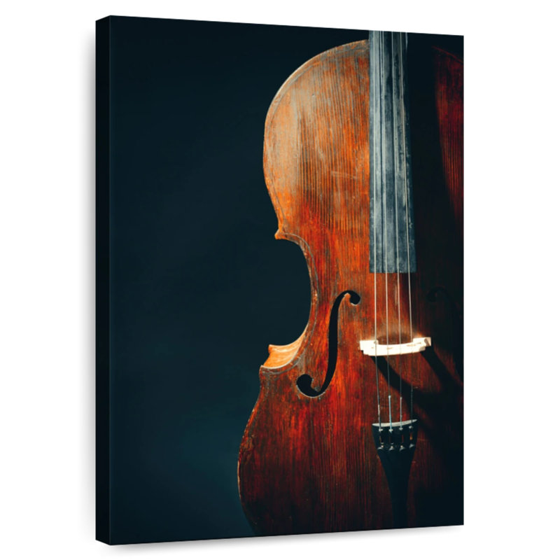 Vieux violoncelle classique Abarca, H 51 po x l 34 po