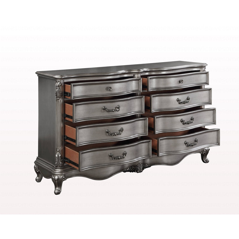 Commode moderne à finition platine antique